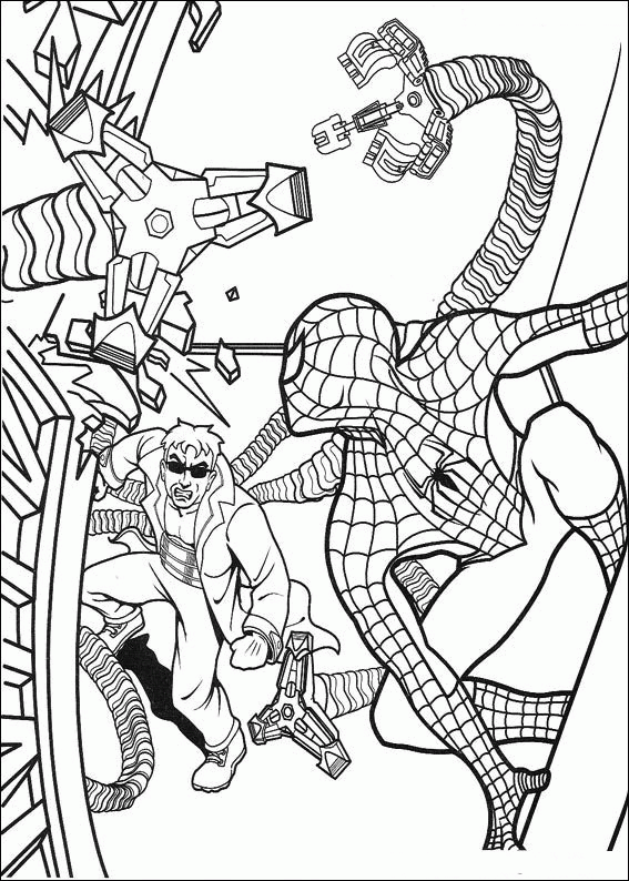 Spiderman Ausmalbilder | Animaatjes.de