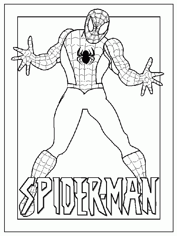 Spiderman ausmalbilder
