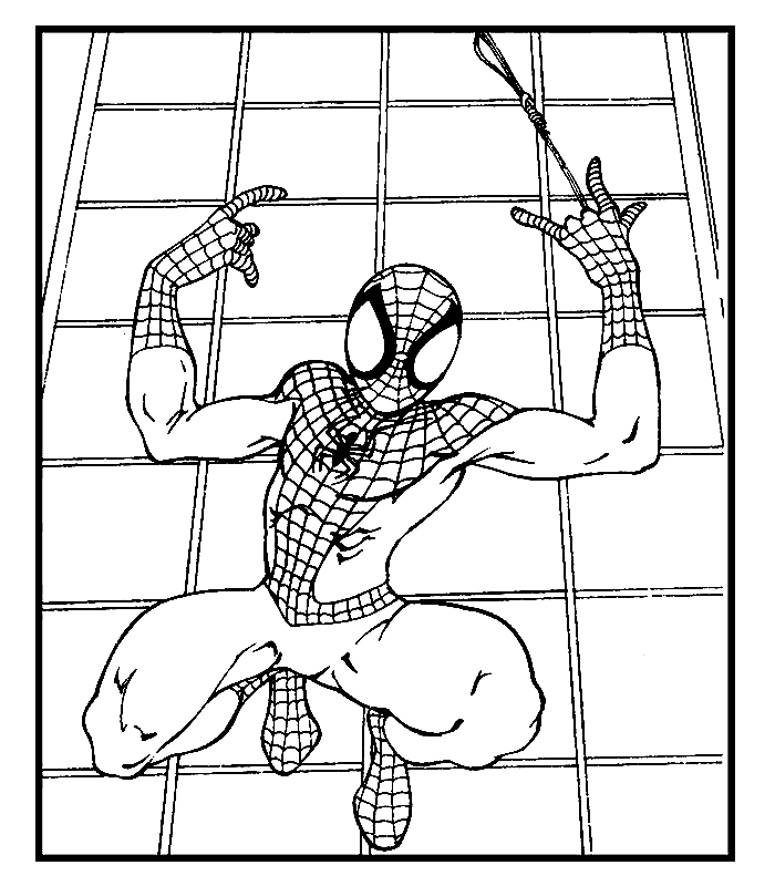 Spiderman ausmalbilder