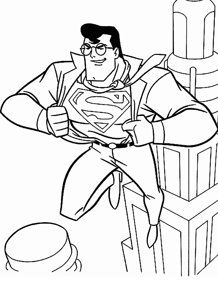 Superman ausmalbilder