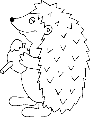 Igel ausmalbilder