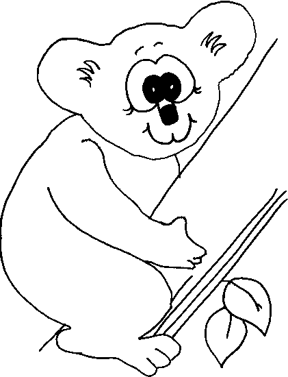 Koala ausmalbilder