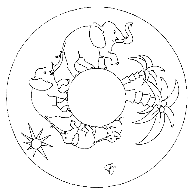 Mandala ausmalbilder