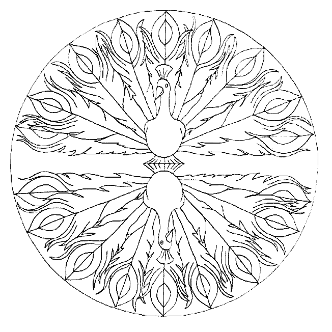 Mandala ausmalbilder