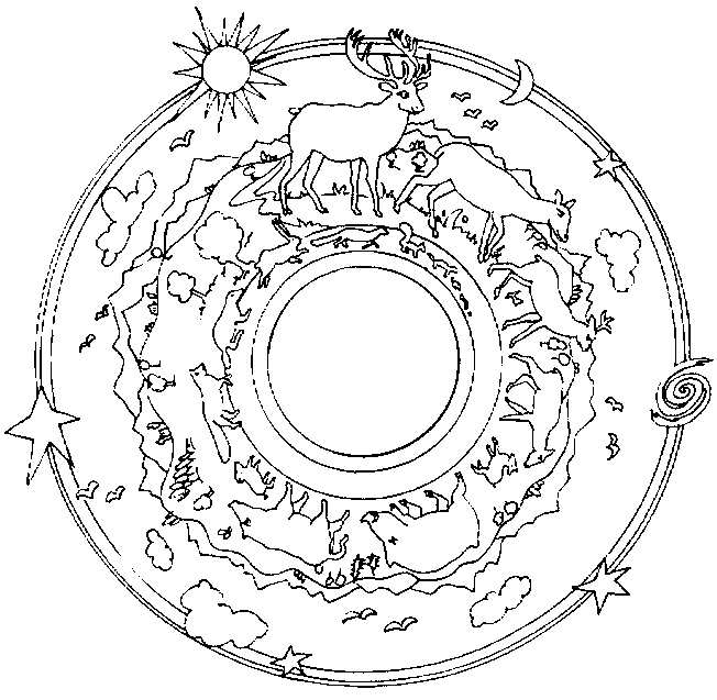 Mandala ausmalbilder