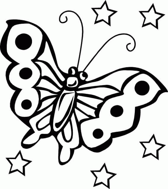 Schmetterling ausmalbilder