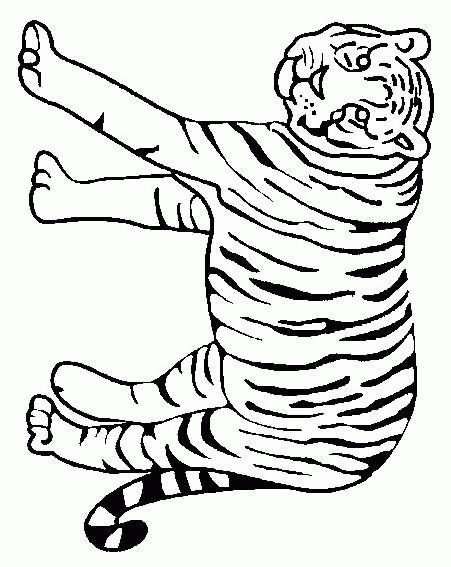 Tiger ausmalbilder