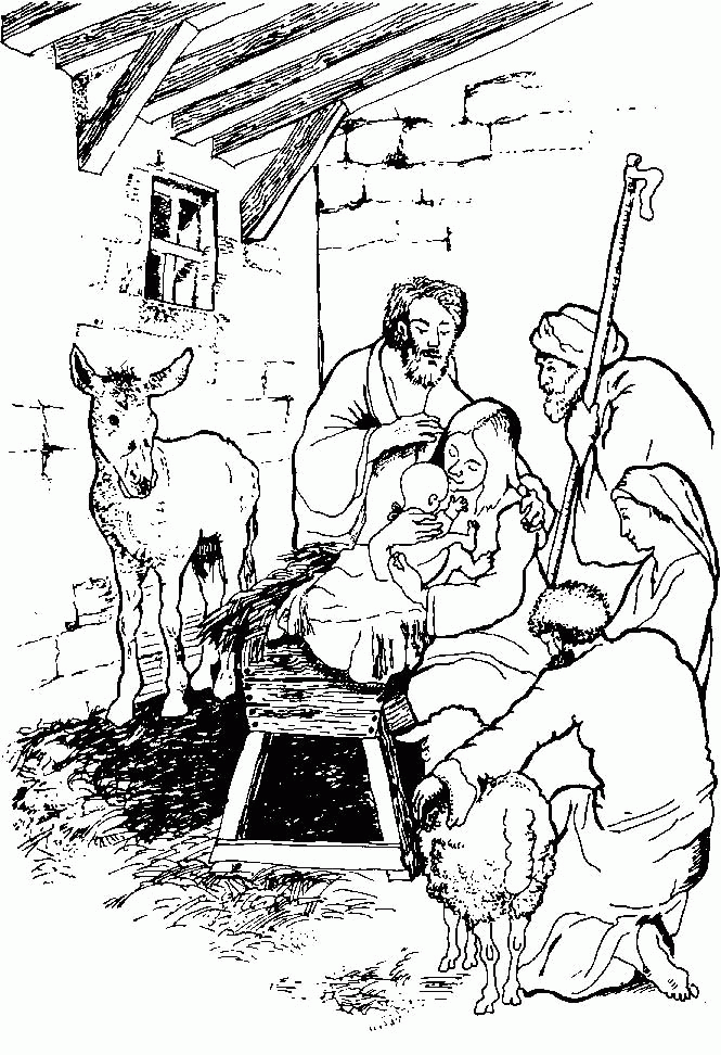 Weihnachten bibel ausmalbilder