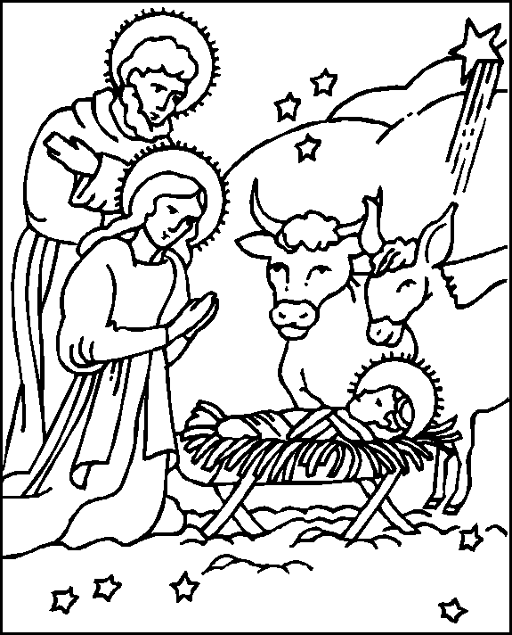 Weihnachten bibel ausmalbilder