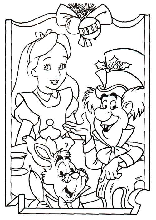 Weihnachten disney ausmalbilder