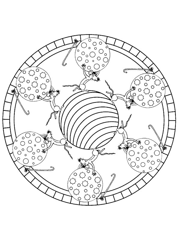 Weihnachten mandala