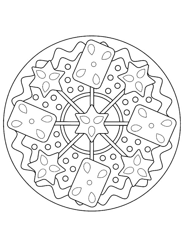 Mandala Malvorlagen Ausmalbilder Weihnachten
