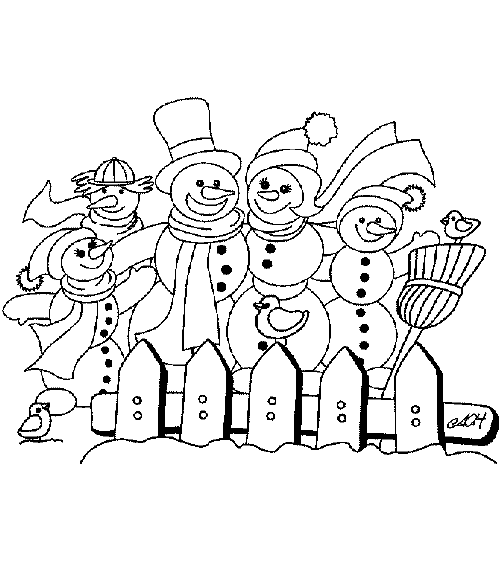 Weihnachten schneemann