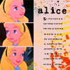 Alice im wunderland avatare