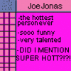 Joe jonas