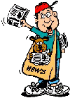 Zeitungszusteller berufe bilder