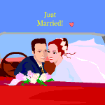 Just married bilder