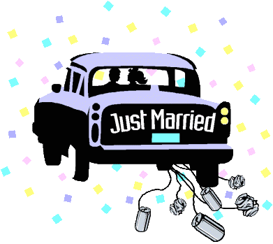 Just married bilder