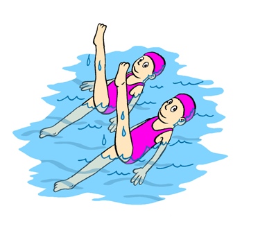 Synchronschwimmen bilder