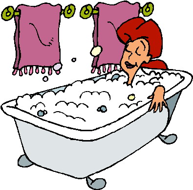 Badewanne und dusche cliparts