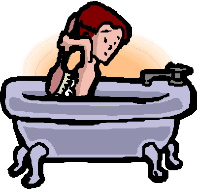 Badewanne und dusche cliparts