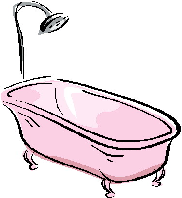 Badewanne und dusche cliparts