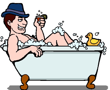 Badewanne und dusche cliparts