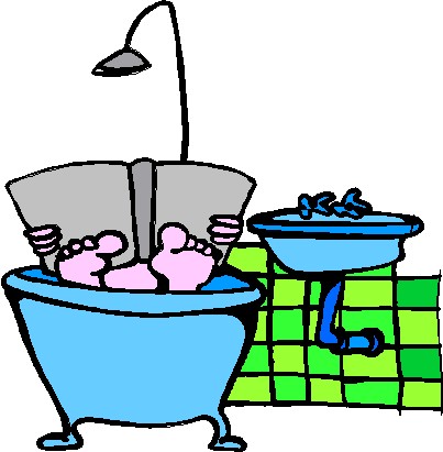 Badewanne und dusche cliparts