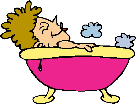 Badewanne und dusche cliparts