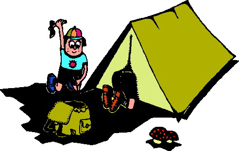 Camping cliparts