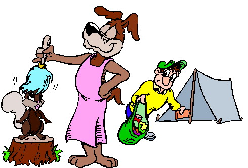 Camping cliparts