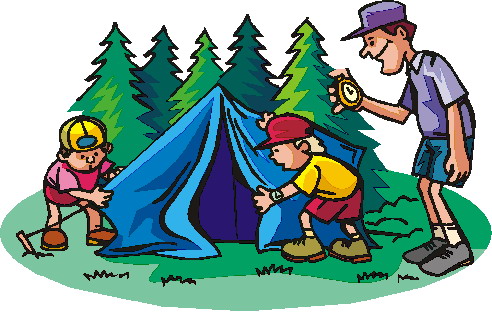 Camping cliparts