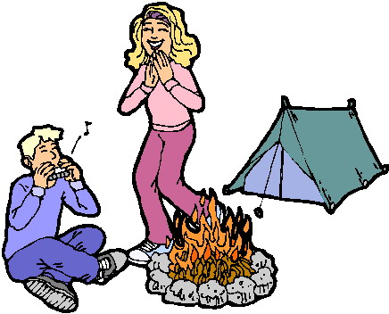 Camping cliparts