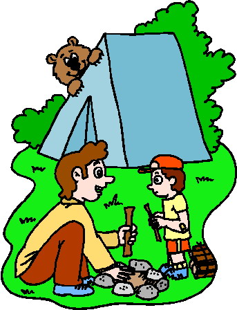 Camping cliparts