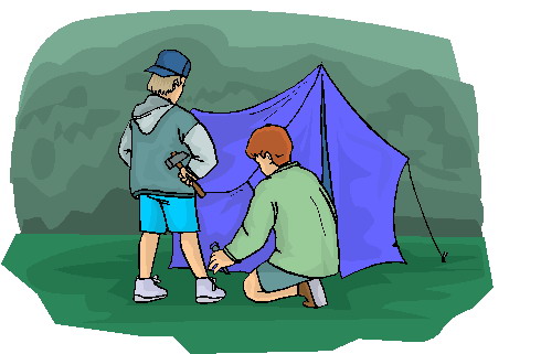 Camping cliparts