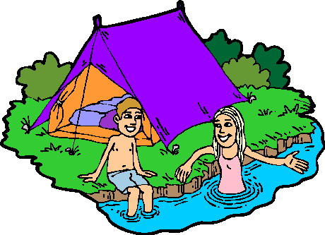 Camping cliparts