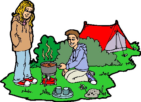 Camping cliparts