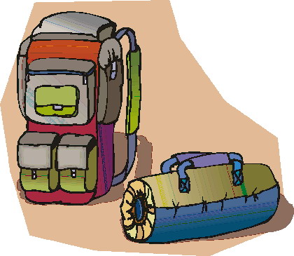 Camping cliparts