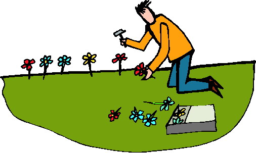 Gartenarbeiten cliparts