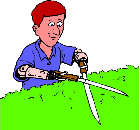 Gartenarbeiten cliparts