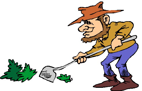 Gartenarbeiten cliparts