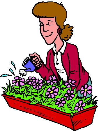 Gartenarbeiten cliparts