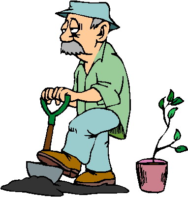 Gartenarbeiten cliparts