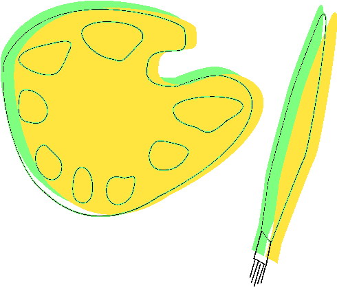 Malen cliparts