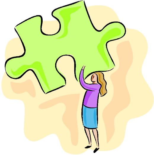Puzzeln cliparts