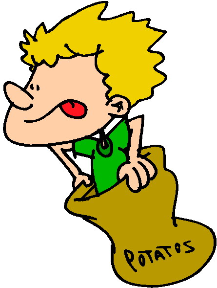Sack rennen cliparts