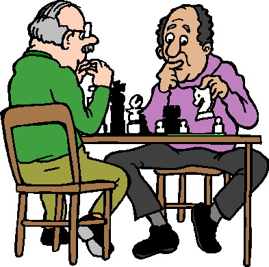 Schach spielen cliparts