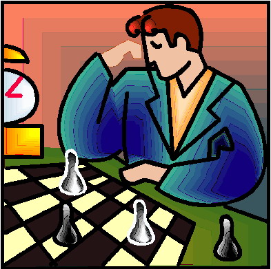 Schach spielen cliparts