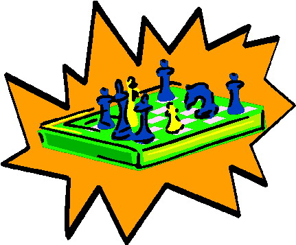 Schach spielen cliparts