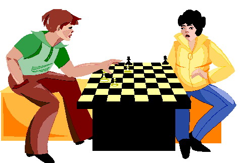 Schach spielen cliparts